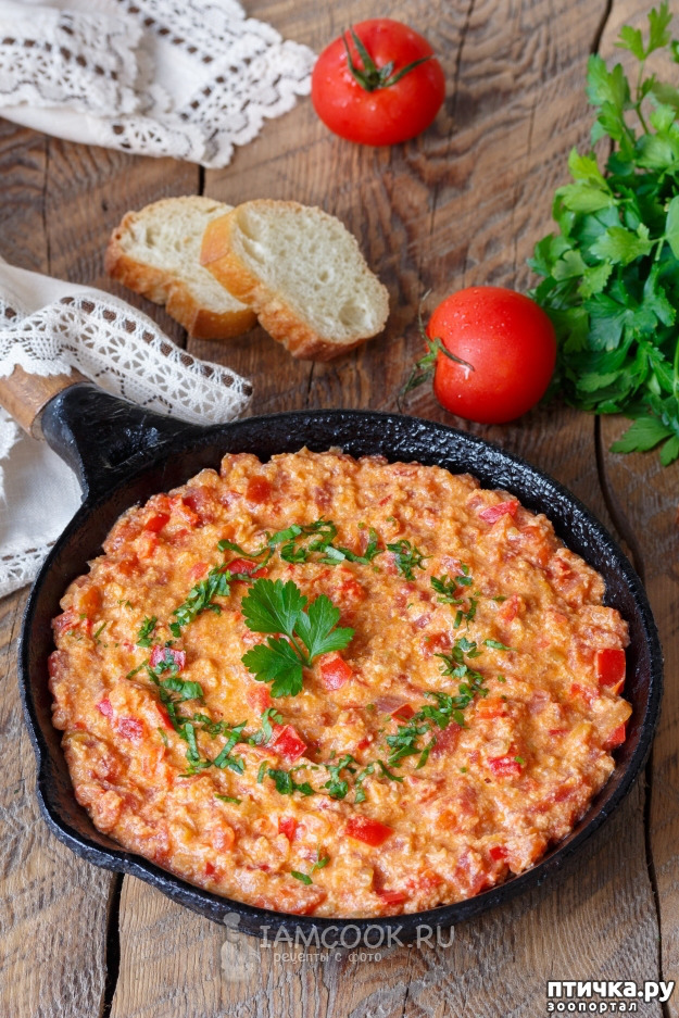 фотография 1: Завтрак по-турецки. Менемен фото 1: Завтрак по-турецки. Менемен