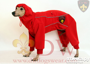 фото: Комбинезон дождевик для собак из мембранной ткани Soft Shell